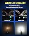 WLJH 74 Led Bulb Dash Lights Super Bright T5 2721 37 70 286 Wedge PC74 Twist Socket Automotive Instrument Panel Gauge Light Kits Cluster Shift Indicator Bulbs White Pack of 20