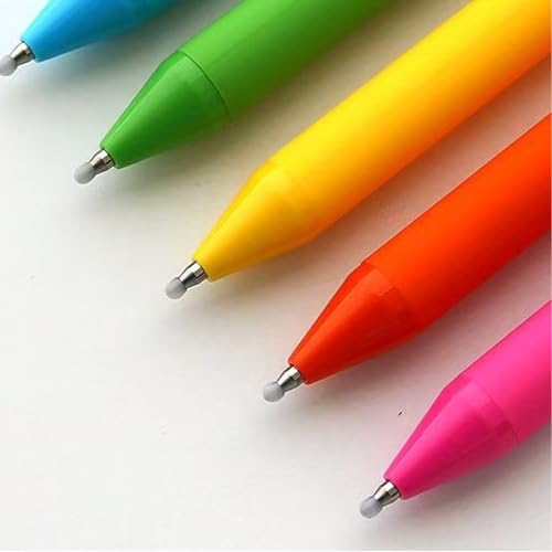 10/20 bolígrafos gel retráctiles punta 0.5mm miniatura 5