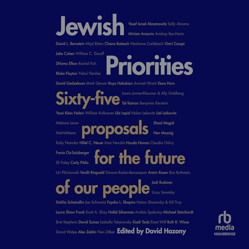 Jewish Priorities by David Hazony - editor episode artwork