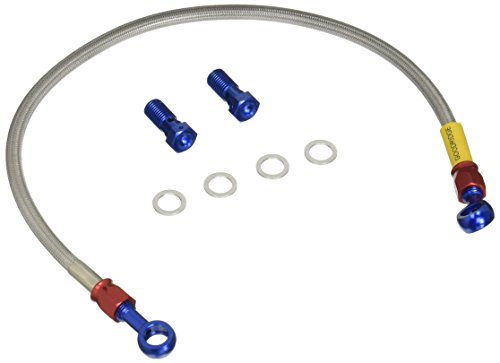 ビルドアライン(build a line) リアブレーキホース アルミ(ブルー/レッド)フィッティング クリア ホース CBR1000RR(08-12)※ABS不可 20511581