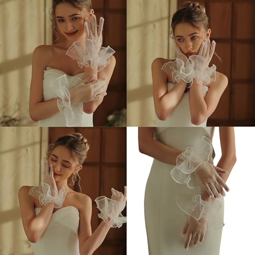 Guantes de perlas para óperas conciertos y banquetes nocturnos de gala 2