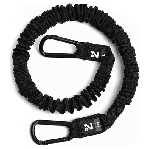Image of Iron Neck Resistance Band, Durable Exercise Band with Steel Carabiners for Neck Training, Strength Workouts, Stretching, and Rehab
