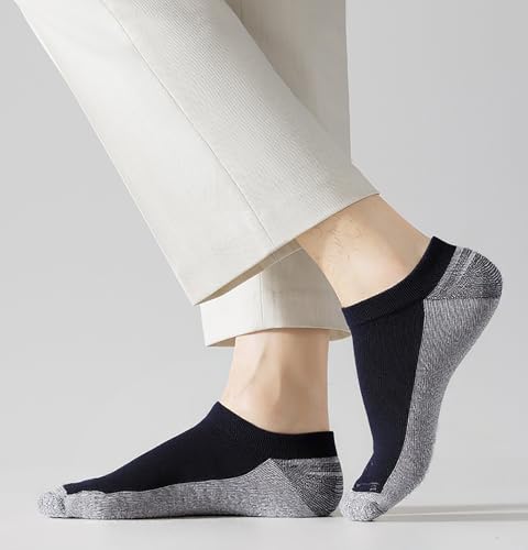 Image of 12-30 Pairs Low Cut Ankle Socks for Men Thin Breathable Casual No Show Athletic Socks Bulk