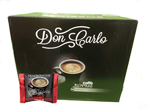 Scatola 100 Capsule Borbone Blu Don Carlo Compatibile A Modo Mio