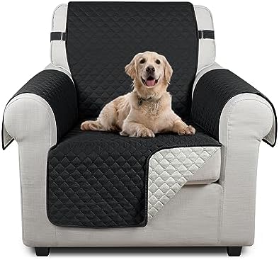 TAOCOCO Sofa Covers,1 Seater Sofa Slipcovers,Non Slip Sofa Covers,Settee Covers,Sofa Protectors from Pets,Washable Sofa Covers for Dogs(Brown)