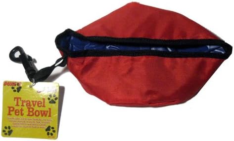 New Pet Water Food Travel Nylon Bowl Dog Portable Drink by Dukes