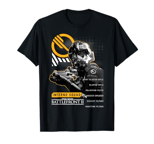 T-shirt Star Wars Battlefront 2 Inferno Squad le cadeau parfait pour anniversaire de joueur gaming