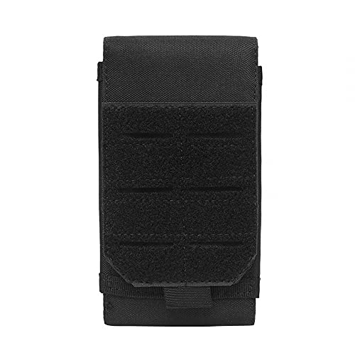 MiOYOOW Étui de téléphone Tactique, Sac Camo Molle Support de Ceinture de téléphone en 600D Nylon Portable EDC étui de Protection pour téléphone Portable pour 7'' téléphone Cover
