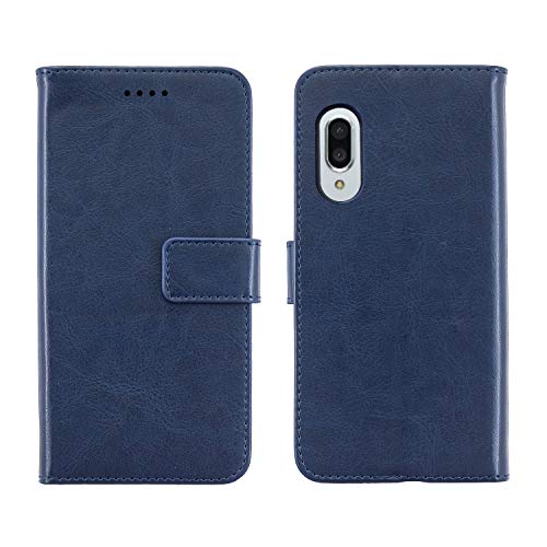 Classic Series 手帳ケース SHARP AQUOS sense3 lite SH-RM12 / docomo SH-02M / au SHV45 / Softbank Aquos sense3 basic / UQモバイル / YMobile Android One S7 用 手帳型 ケース マグネット式 ストラップ付き スタンド機能 スマホケース 横開き PU