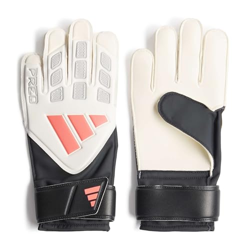 adidas Mixte Enfant Predator Training Junior Goalkeeper Glove Gloves, Solar Turbo/Black, 6