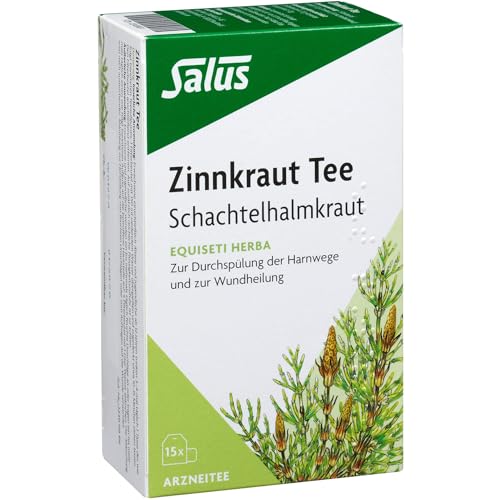 Salus Zinnkraut Tee bei Ödemen und zur Durchspülung der ableitenden Harnwege, 15 Sztuka Worek filtracyjny