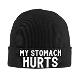 Ich Habe Magenschmerzen (Männer) Herren Damen Beanie Mütze Retro Wintermütze Atmungsaktiv Strickmütze Für Helmfutter Helm Klettern Skifahren