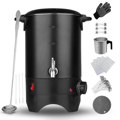 Fondoir de cire électrique 5 L pour fabrication de bougies avec bec