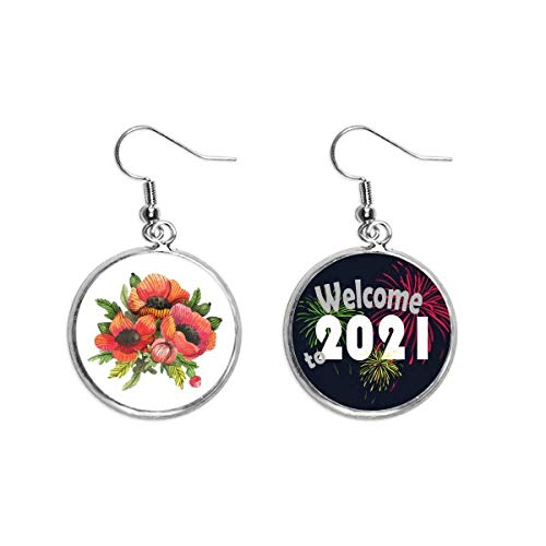 Pendientes de maíz con flores para evitar la bisutería aburrida
