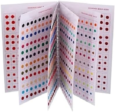 Bindi Book Mini Small size Bindis Kumkum Forehead sticker Tikli Multi bindi booklet for Girls (948 multi bindi book) (Pack Of 1)