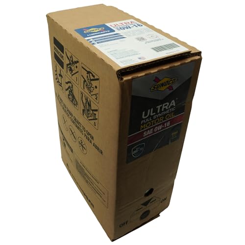 SUNOCO 7403-006 (7403006) Ultra Full Synthetic 0W-16 Motor Oil – API SQ/ILSAC GF-7B Resource Conserving – 6 Gallon Bag-in-Box