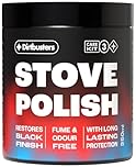 Dirtbusters Stove Polish For Log Burners & Grates Restore To Black, Non toxic Alternative To Stove Paint (250ml)