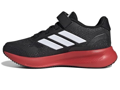 Image of adidas Kids' Marvel Run Falcon 5 Elastic Lace & Strap Shoe