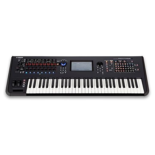 Yamaha Montage6 61-key Synthesizer Workstation, Black