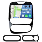YUNTX [6GB+128GB] Android 16 Autoradio per Renault Clio 4 ZOE(2013-2019)-[Incorporato Carplay/Android Auto/DSP/GPS]-IPS 2.5D 10.1" Touch Screen-CAM+MIC-DAB/Mirror Link/Bluetooth 5.0/WiFi/USB/4G