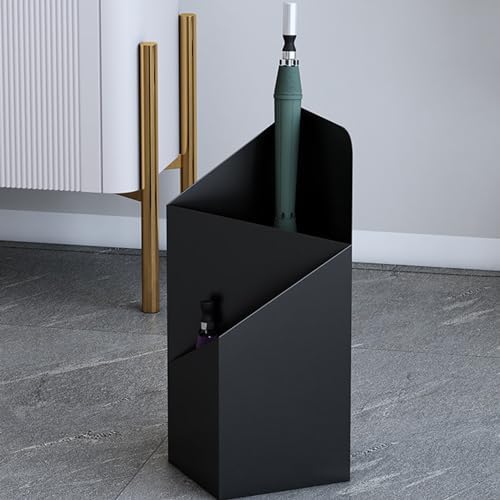 Metal , Square Free Standing Organizer for Entryway, Home, Office, Hotel - Durable Umbrella Holder for Folding Umbrellas