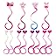 Bow Curly Pink 12PK