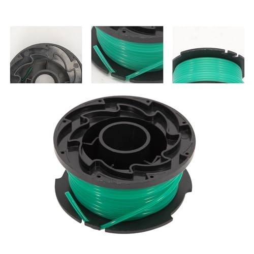 GNXfixt Lot 6 Bobines de Fil Nylon pour Coupe-Bordure Black & Decker GL7033 GL8033 GL9035 Longueur 6m en Nylon Diamètre 2mm A6482 Vert – vue 4