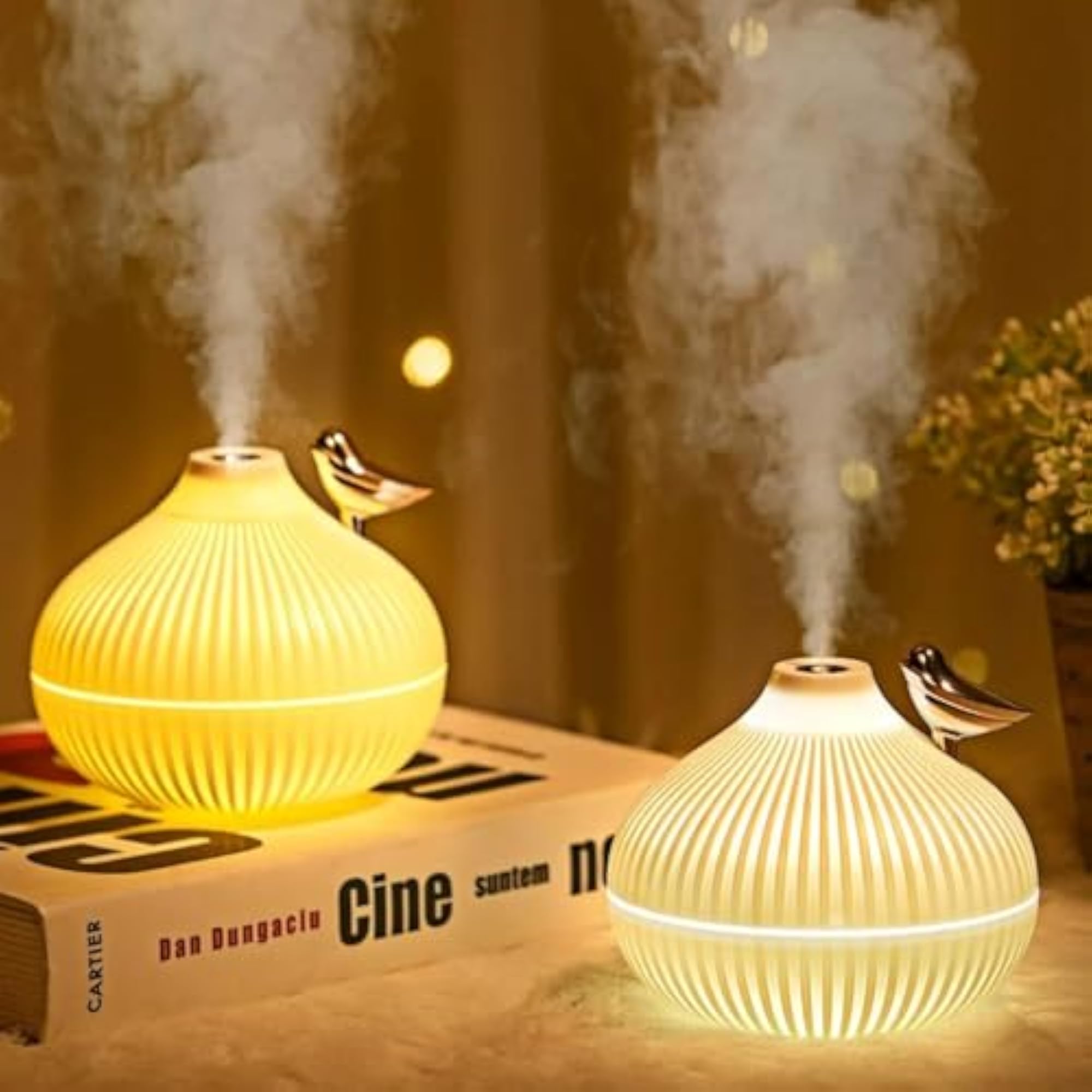 Panda Humidifier - Mist Air Diffuser for Home Fragrance, Essential Compatible, and Compact Diffuser for Room Moisture - 1Pc