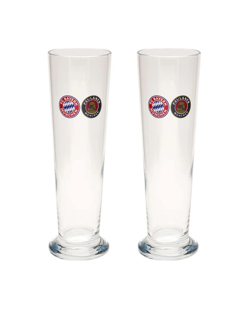 FC Bayern München Lot de 2 verres Pilsglas