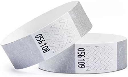 linie zwo ®, Pack of 100 Wristbands Tyvek ® 19 mm, Black