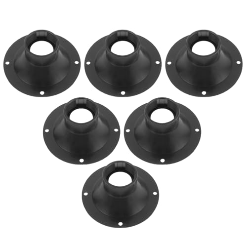 MAGICLULU 6 Pièces Pavillon Aigu en Plastique Noir 95 Mm Interface Filetée 34 Noyaux pour Tweeter...