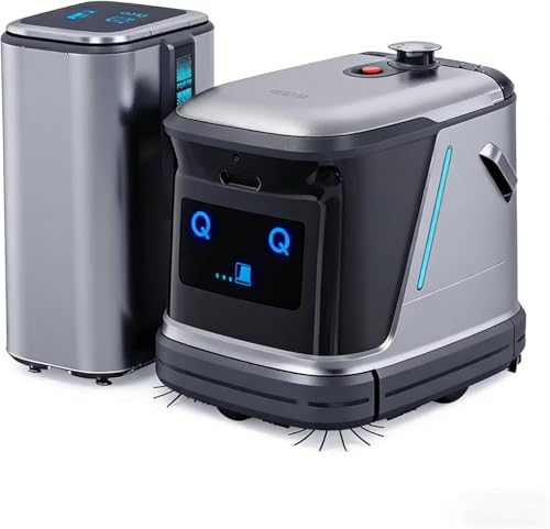 Robot Commercial Cleaning for Sale, AI Powered Industrial Sweeper with Multi-Floor Navigation & Fast Charging Base for Warehouse and Factory, Smart Obstacle Detection System