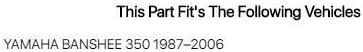 Tusk Clutch Kit Including all Fiber and Steel Plates Compatible with Yamaha Banshee 350 1987-2006
