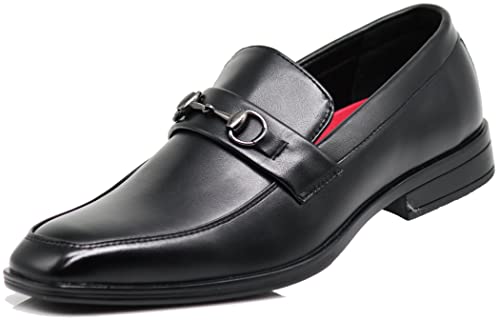 ADM Men's Oxfords Loafer Dress Shoes Soft Rubber Sole Formal Business Slip On Lace Up Shoes