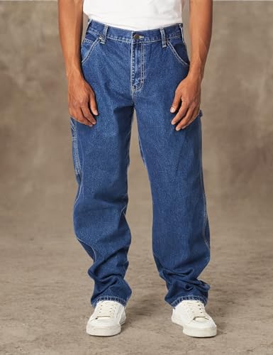 Foto de Dickies Jeans de carpintero de corte recto relajado para hombre (imagen 7)