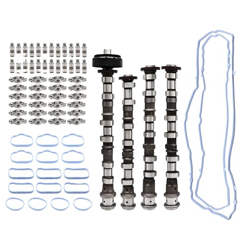 Nakkaa 3.6L Engine Camshafts Rockers Lifters Kit, Compatible with Town & Country Charger Challenger Journey Wrangler ProMaster 1500 2011-2016, Replace 5184377AG 5184378AG 5184379AG 5184296AH