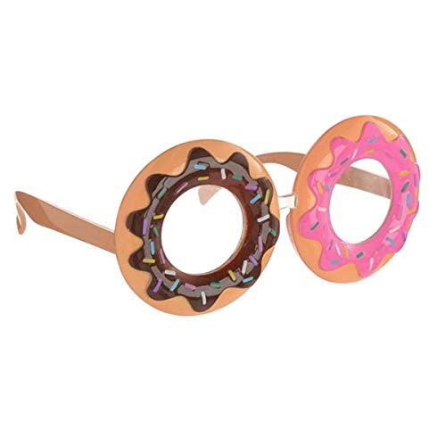 Donuts Fun Shades Amscan pour adulte | Lunettes de fête fantaisie originales en forme de beignet