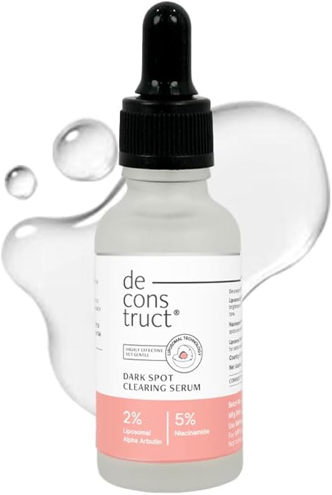 Deconstruct 5% Niacinamide Serum for Oily Skin + 2% Alpha Arbutin|Powered by Liposomal Technology |Fades Pigmentation & Ac...