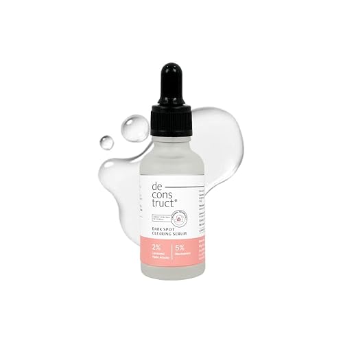 Deconstruct 5% Niacinamide Serum for Oily Skin + 2% Alpha Arbutin|Powered by Liposomal Technology |Fades Pigmentation & Acne Marks|4-in-1 Multi-Benefit| Co-created with Dermatologists| Non-Irritating | 30ML
