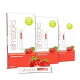Slimsticks Strawberry Pack 30 Days Supply - Glucomannan Dietary Management Drink - Filling High Fibre Konjac Glucomannan Powder - Dietary Management Aid Sachets
