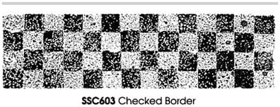 Stampendous Perfectly Clear Stamp-Checked Border