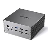 USB C Docking Station,Type-C Laptop to Single 5K/Triple 4K Extended Display for MacBook&Thunderbolt3