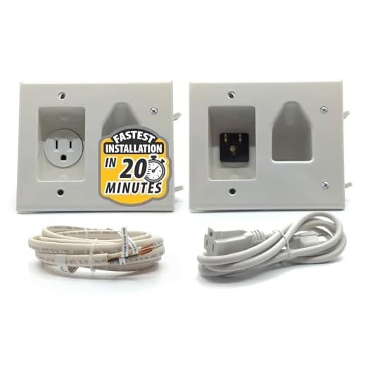 In-Wall Cable Management Kit for TV