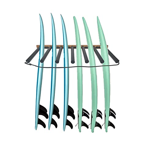 Rack para 6 Pranchas de Surf na vertical