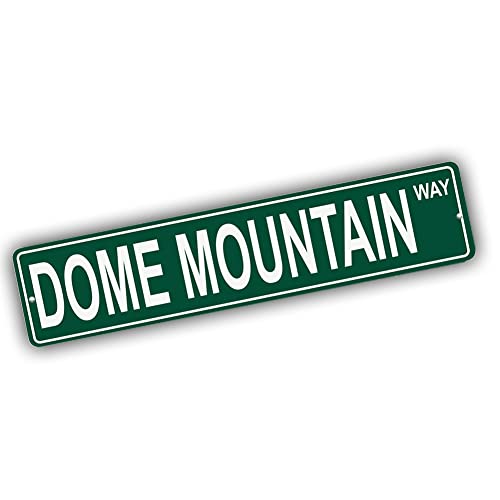 Brotherhood Aluminum Street Sign for Dome Mountain - Maine Man Cave Decor