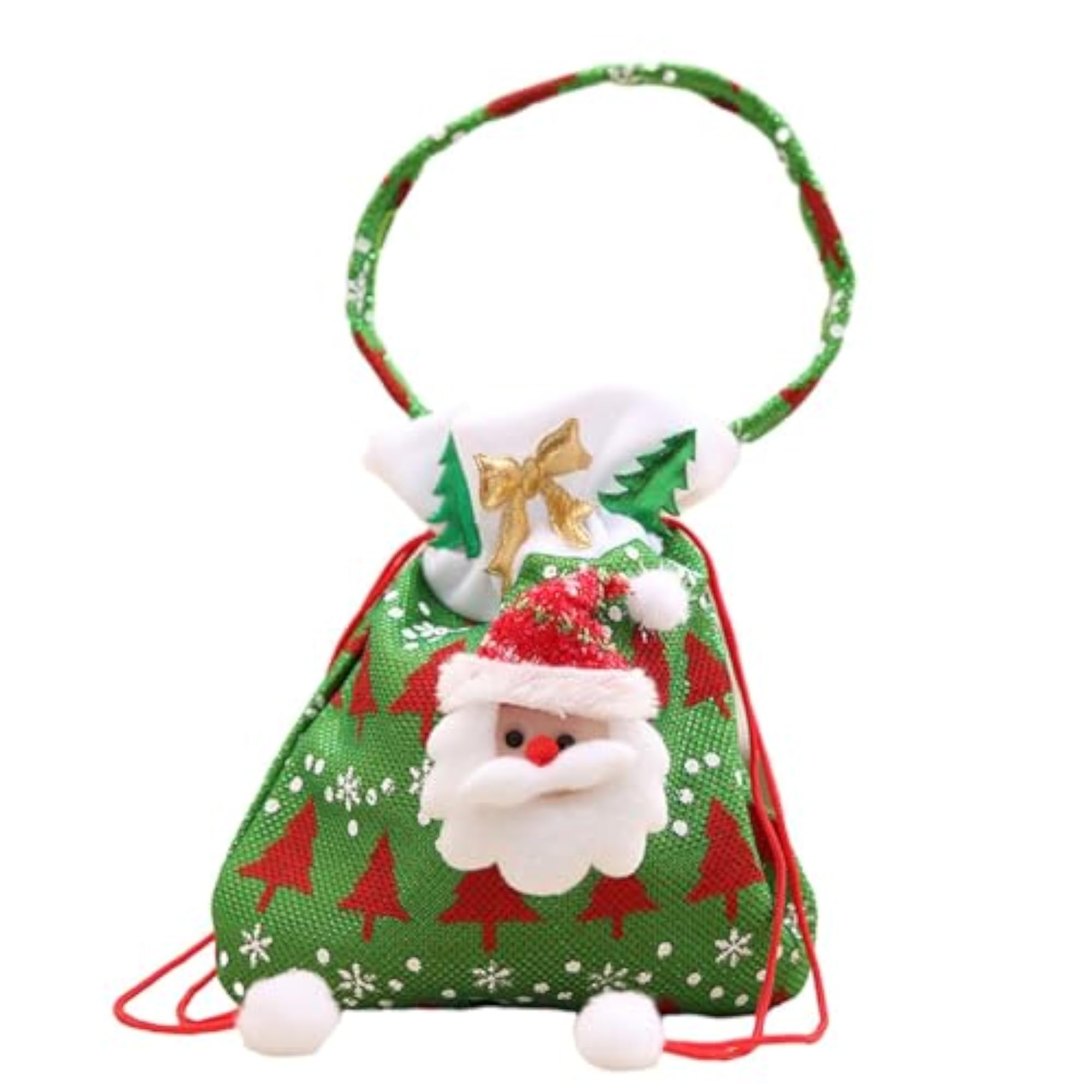 Christmas Doll Gift Bag for Candy & Holiday Celebrations