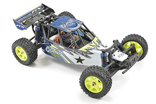 FTX FTX5519 Comet 1/12 Poussette RC brossée Bleu/Jaune/Blanc