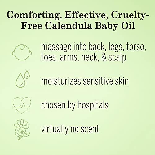 Earth Mama Calendula Baby Oil For Infant Massage, 4-Fluid Ounce #TOP2