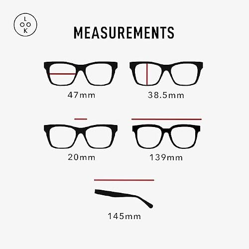 LOOK OPTIC Cosmo Progressive Reader - Stylish Unisex Reading Glasses, Prescription-Quality (2, Taupe)