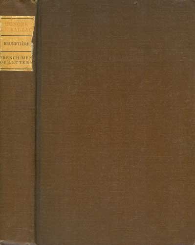 Honore de Balzac B0013E3OQE Book Cover